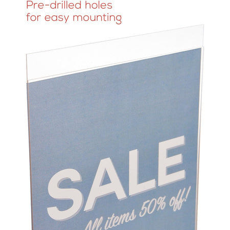 Deflecto Classic Image Wall Mount Sign Holder - Top