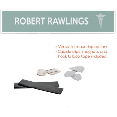 Deflecto Cubicle Nameplate Sign Holder - Alternate-Image7