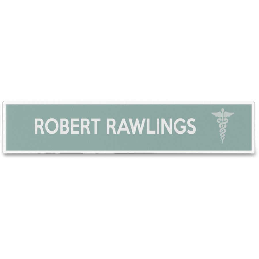 Deflecto Cubicle Nameplate Sign Holder - Front