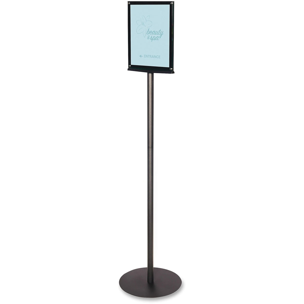 Deflecto Double-Sided Magnetic Sign Display: Versatile Indoor Holder - Signs & Nameplates