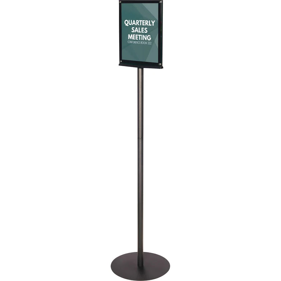 Deflecto Double-Sided Magnetic Sign Display: Versatile Indoor Holder - Signs & Nameplates