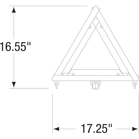 Deflecto Emergency Warning Triangle Kit - Alternate-Image1