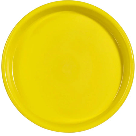 Deflecto Kids Antimicrobial Craft Tray - Yellow Polypropylene - 13.07’’ Round - Accessories & Art - Arts Crafts