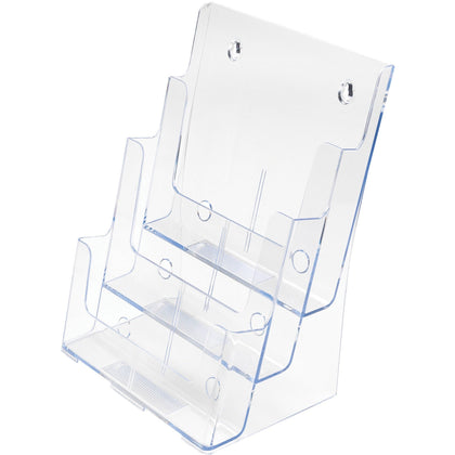 Deflecto Multi-Compartment DocuHolder: 3-Tier Desktop Organizer - Literature Holders/Sorters