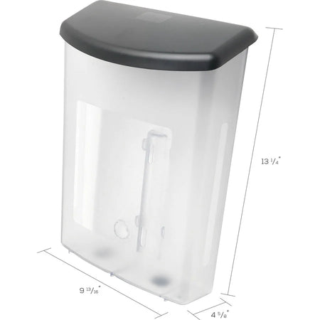 Deflecto Outdoor Literature Box: Break Resistant Water Proof - Gray Plastic - Mailbox/Suggestion Boxes