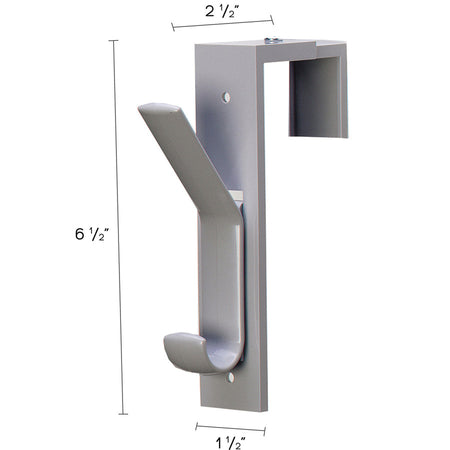 Deflecto Plastic Partition Hooks - Alternate-Image1