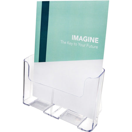 Deflecto Single Compartment DocuHolder: Desktop Magazine Holder - Literature Holders/Sorters
