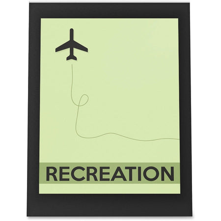 Deflecto Superior Image Bordered Sign Holder - Front