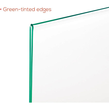 Deflecto Superior Image Green Edge Sign Holder - 8.5x11 - Side & Bottom Loading - Signs Nameplates
