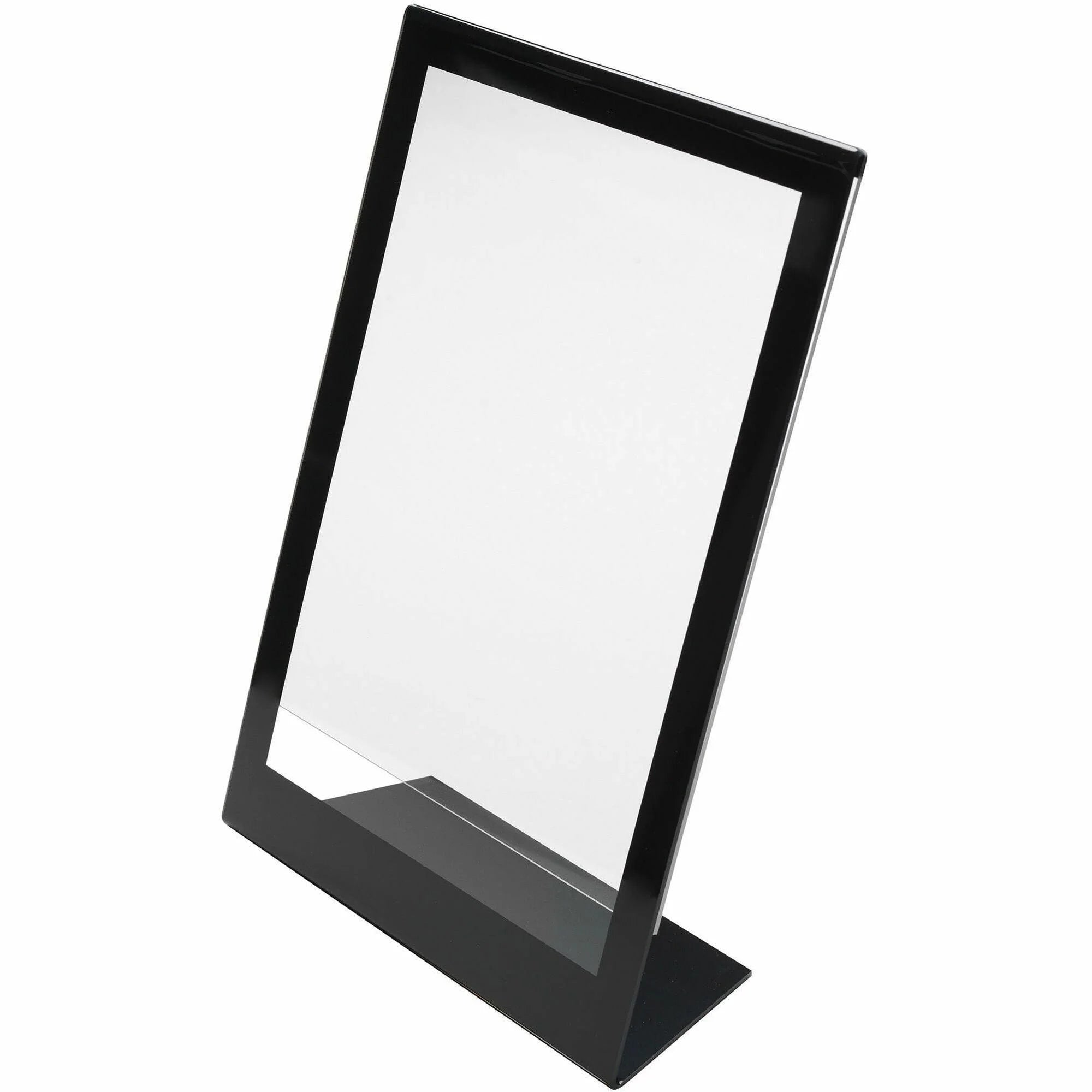 Deflecto Superior Image Sign Holder: Clear/Black 11x8.5’’ - 1pc - Signs & Nameplates