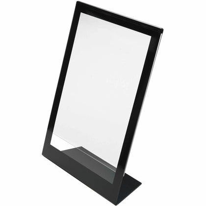 Deflecto Superior Image Sign Holder: Clear/Black 11x8.5’’ - 1pc - Signs & Nameplates