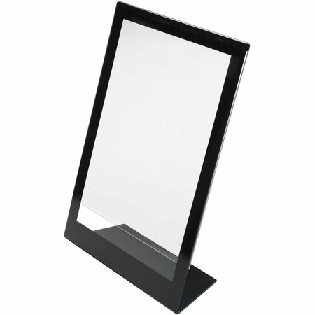 Deflecto Superior Image Sign Holder: Clear/Black 11x8.5’’ - 1pc - Signs & Nameplates