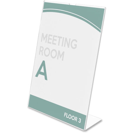 Deflecto Superior Image Slanted Sign Holders - Left