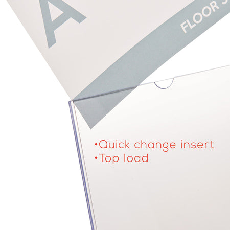 Deflecto Superior Image Slanted Sign Holders - Alternate-Image2
