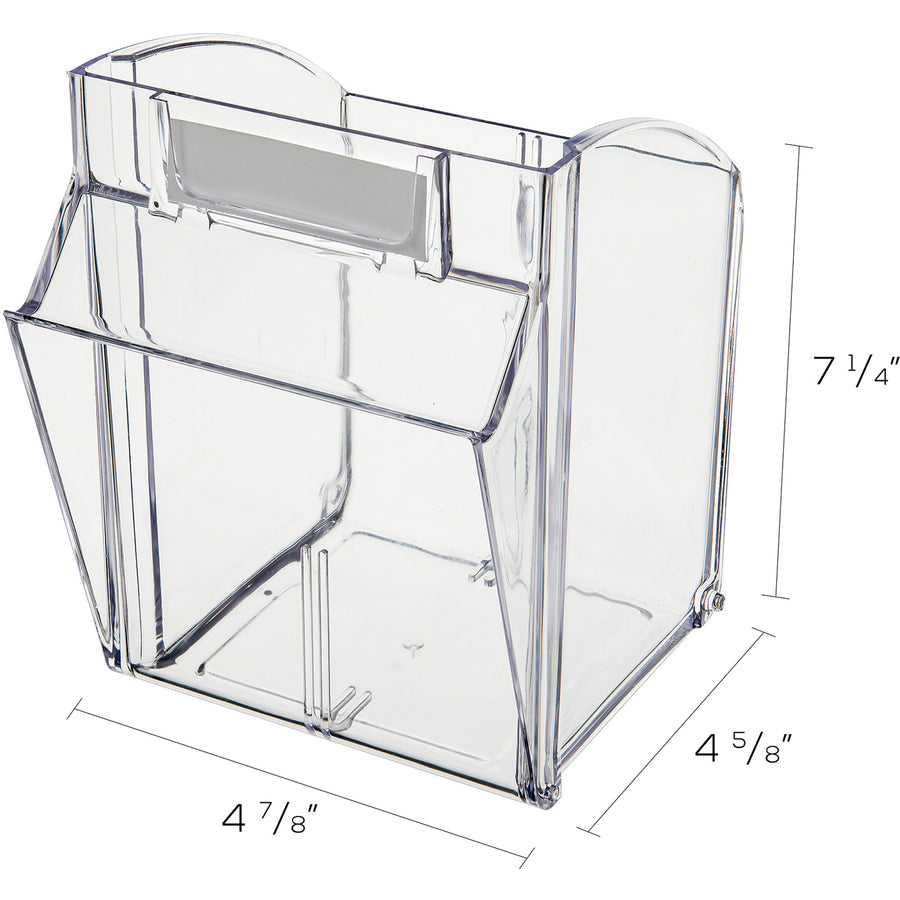 Deflecto Tilt Bin Interlocking Multi-Bin Storage Organizer - Alternate-Image1