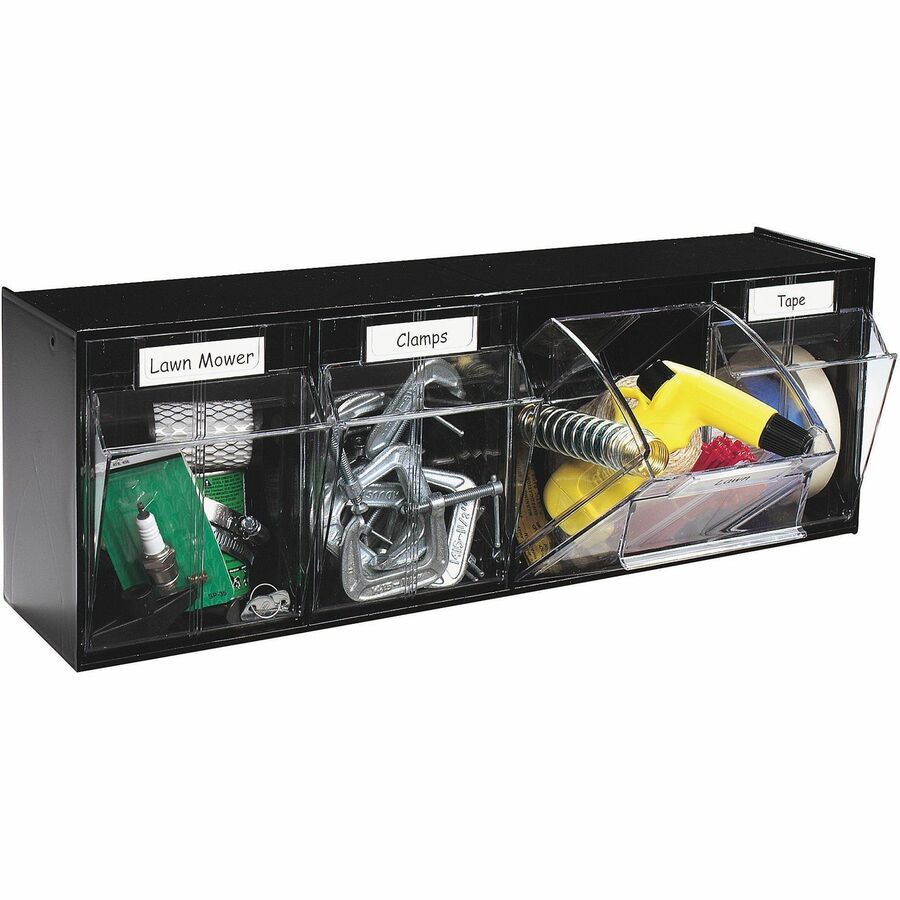 Deflecto Tilt Bin Interlocking Multi-Bin Storage Organizer - Alternate-Image9
