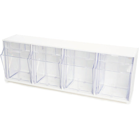 Deflecto Tilt Bin Interlocking Multi-Bin Storage Organizer - Left