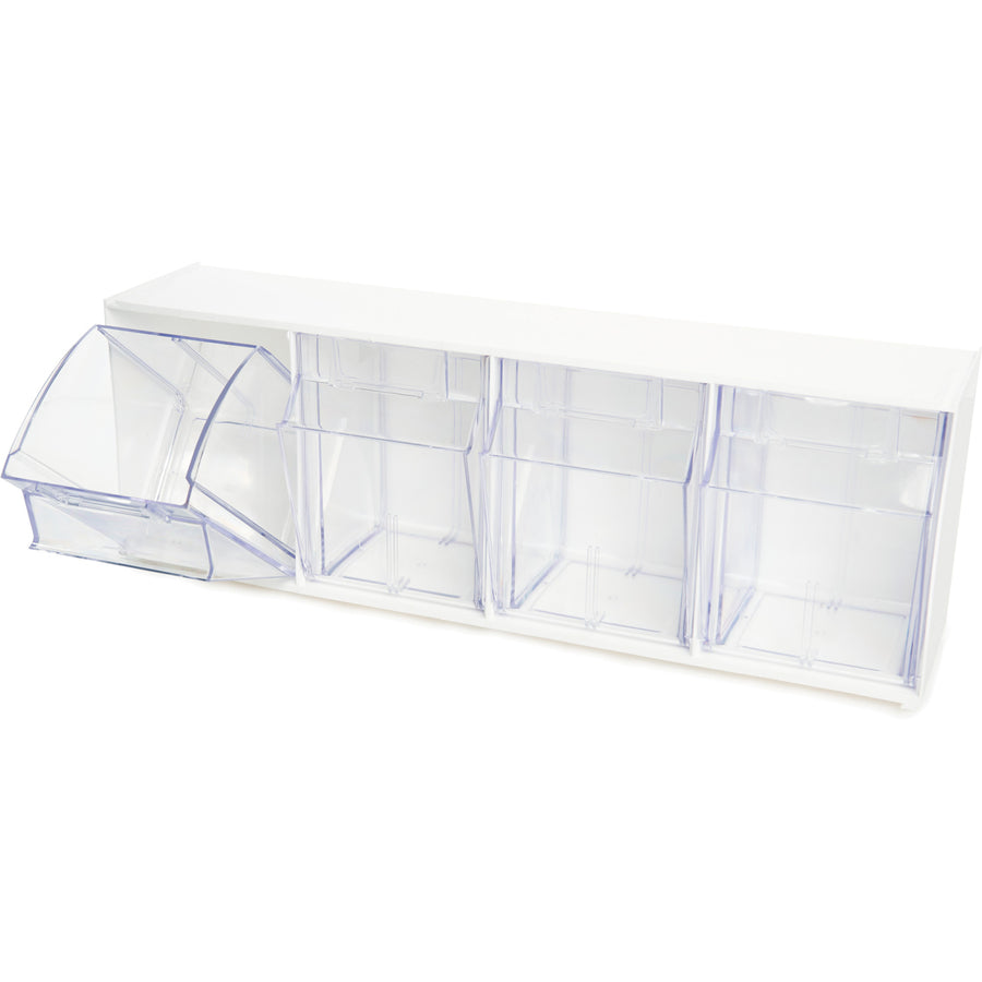 Deflecto Tilt Bin Interlocking Multi-Bin Storage Organizer - Alternate-Image7