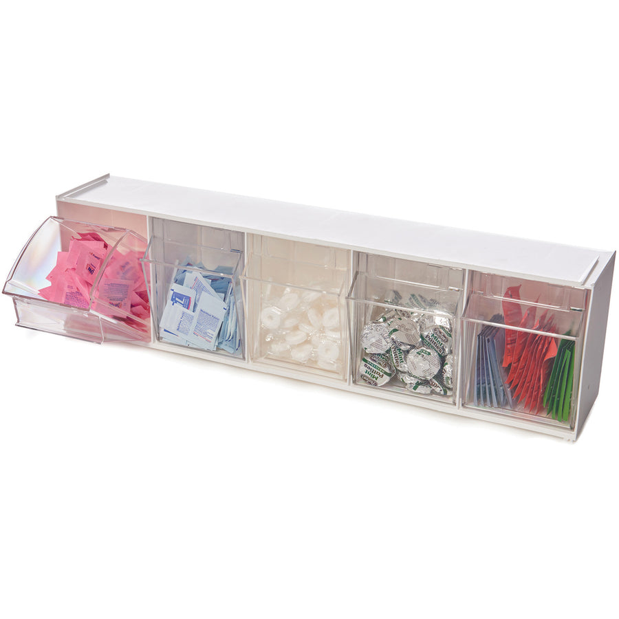 Deflecto Tilt Bin Interlocking Multi-Bin Storage Organizer - Alternate-Image2