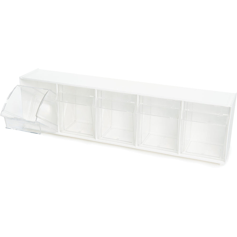 Deflecto Tilt Bin Interlocking Multi-Bin Storage Organizer - Alternate-Image4