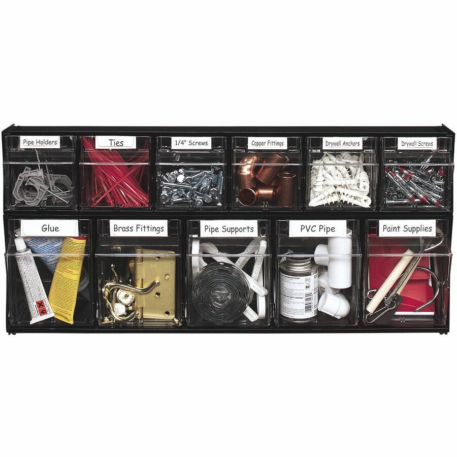 Deflecto Tilt Bin Interlocking Multi-Bin Storage Organizer - Alternate-Image13