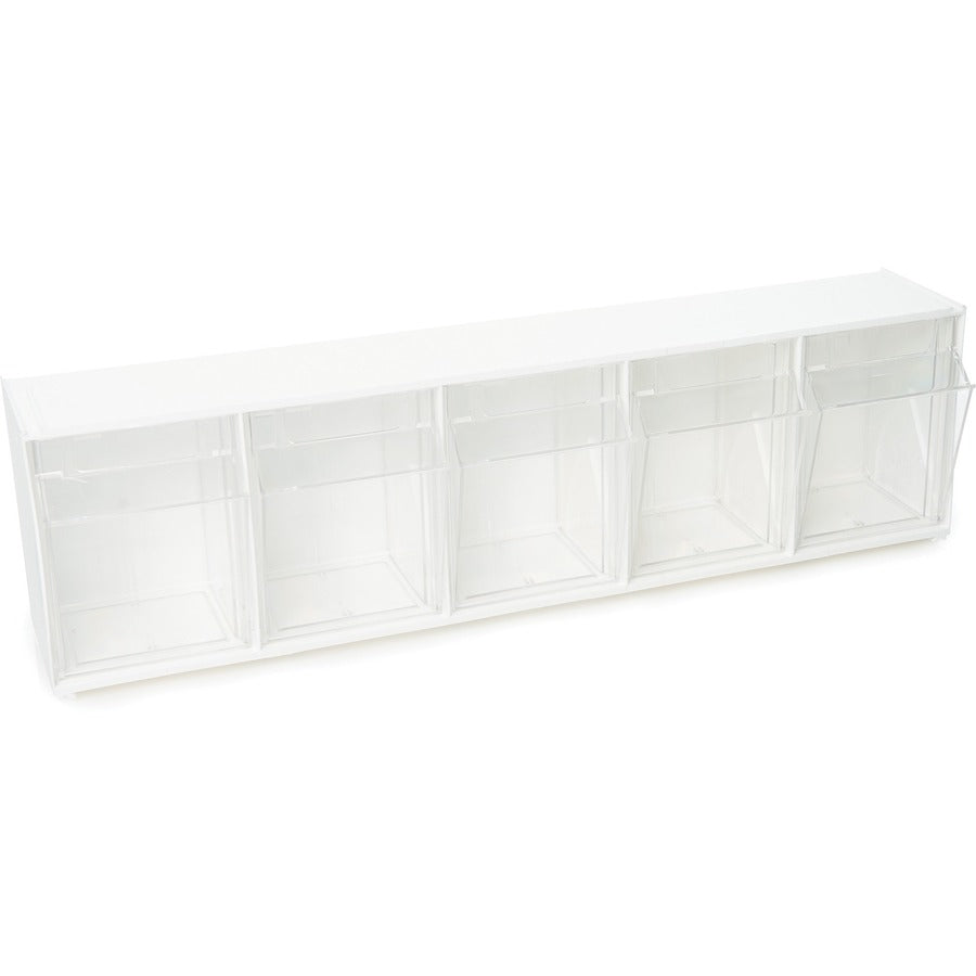 Deflecto Tilt Bin Interlocking Multi-Bin Storage Organizer - Right