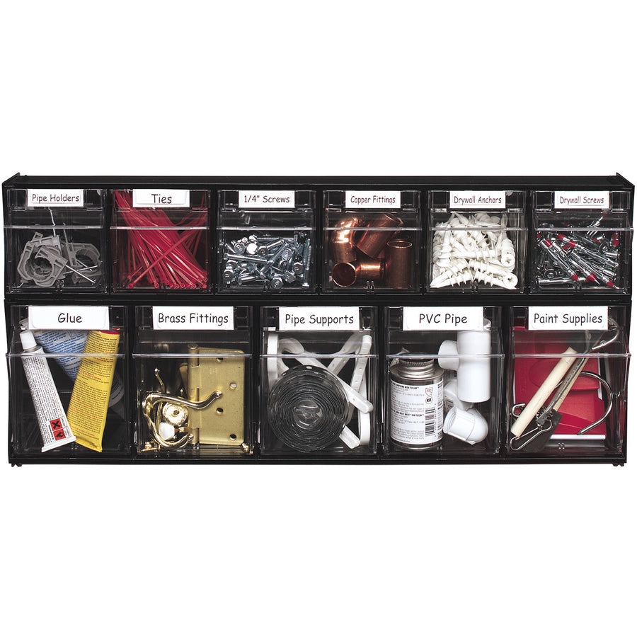 Deflecto Tilt Bin Interlocking Multi-Bin Storage Organizer - Alternate-Image6