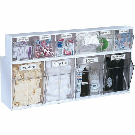 Deflecto Tilt Bin Interlocking Multi-Bin Storage Organizer - Alternate-Image3