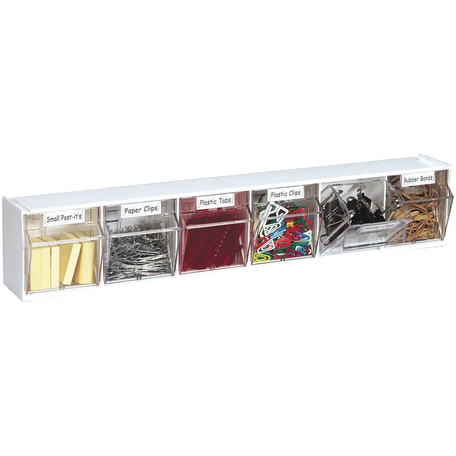 Deflecto Tilt Bin Interlocking Multi-Bin Storage Organizer - Right