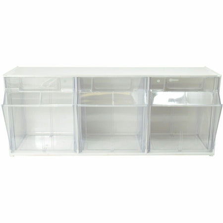 Deflecto Tilt Bin Interlocking Multi-Bin Storage Organizer - 2000