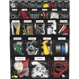 Deflecto Tilt Bin Multi-Bin Storage Organizer - Efficient Interlocking Design - Tool & Organization