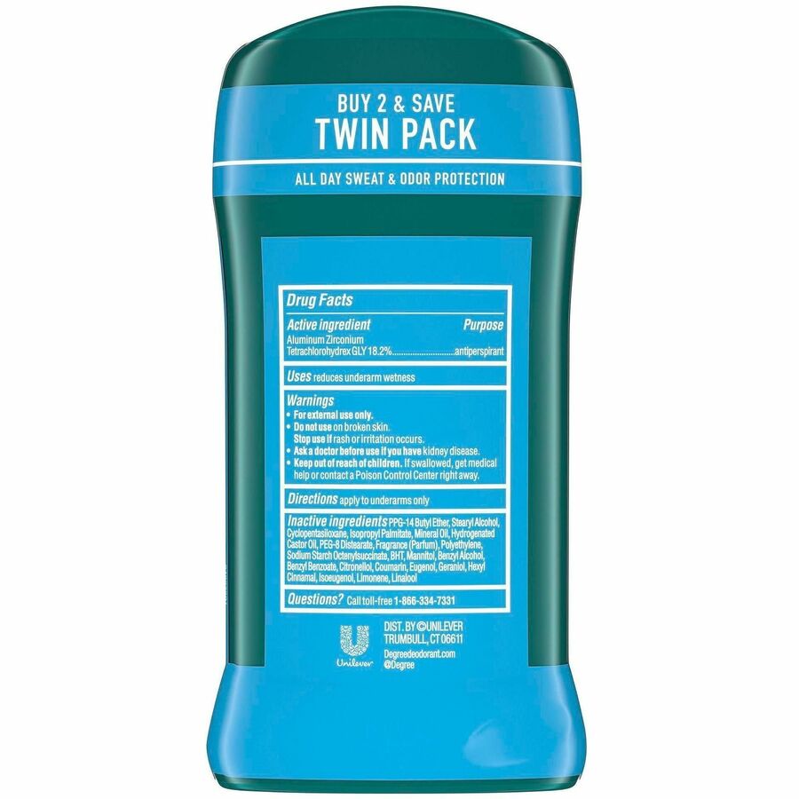 Degree Men Cool Rush Antiper. & Deodorant - Rear