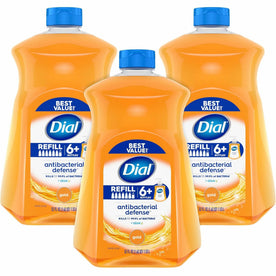 Dial Antibacterial Defense Hand Soap: Bacteria Remover Gold 1.63 Quart Bottle Dispenser - Soaps/Cleaners