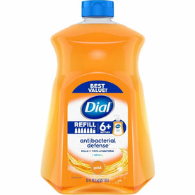 Dial Antibacterial Defense Hand Soap: Fresh Scent Bacteria Remover - 1.63 Quart - Soaps/Cleaners
