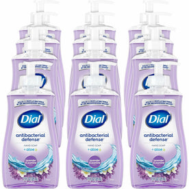 Dial Antibacterial Defense Hand Soap: Lavender Scent 11 fl oz - Bacteria Remover - Soaps/Cleaners