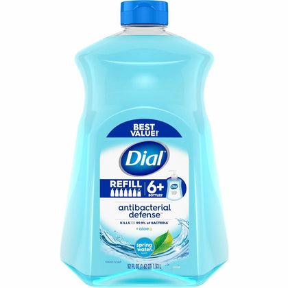 Dial Antibacterial Defense Hand Soap: Spring Water Scent Bacteria Remover - Soaps/Cleaners