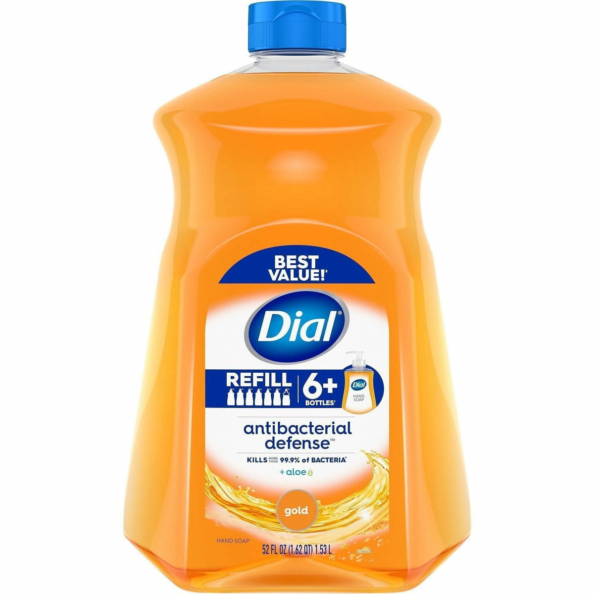 Dial Antibacterial Defense Liquid Hand Soap - 2000