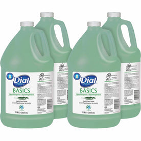 Dial Basics Liquid Hand Soap - 1 gal - Green - 4/Carton - Soaps/Cleaners