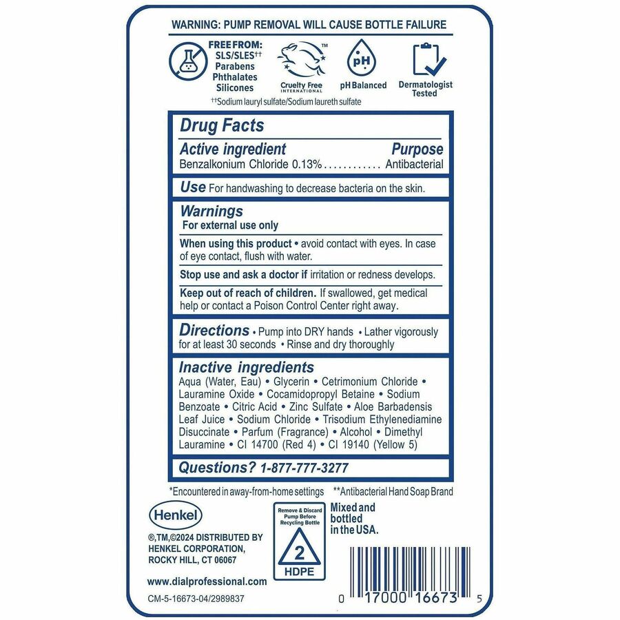 Dial Professional Complete Antibacterial Foaming Hand Wash - FIT Universal Touch-Free - Alternate-Image5