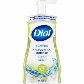 Dial Complete Foam Hand Wash: White Tea Scent Bacteria Remover - 10 fl oz - Soaps/Cleaners