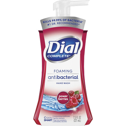 Dial Complete Power Berries Foaming Hand Wash - 7.50 oz Pump - Kills Germs - Soaps/Cleaners