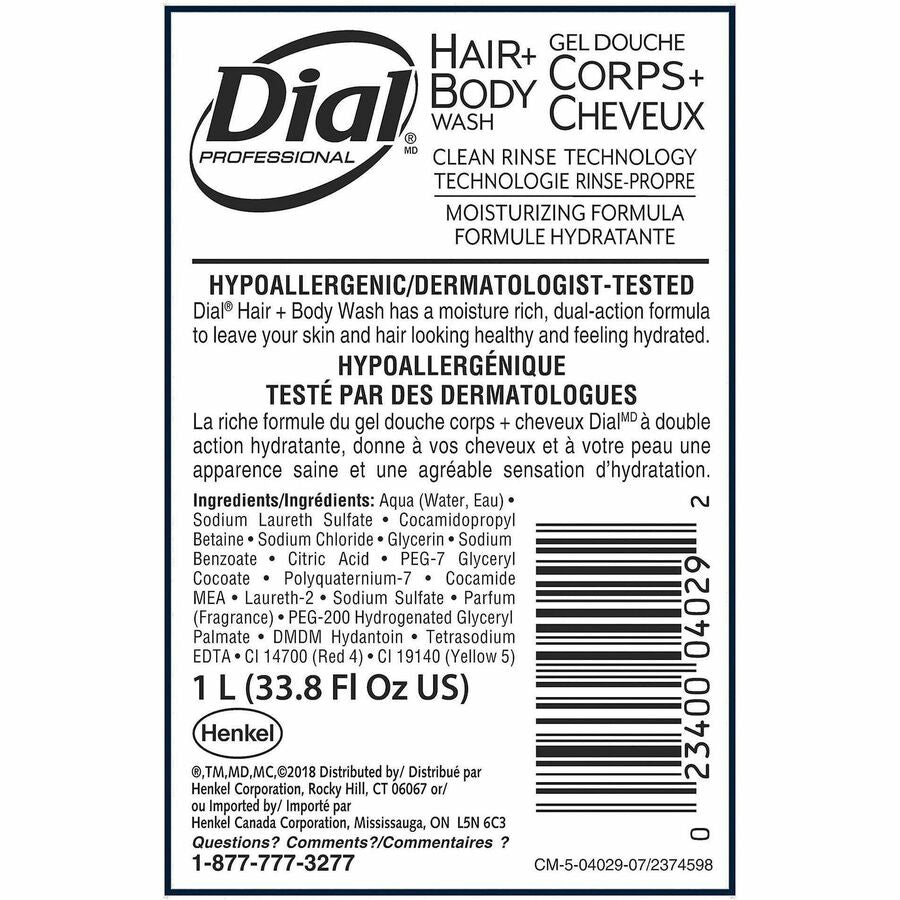 Dial Professional Dispenser Refill Hair/Body Wash - Alternate-Image1