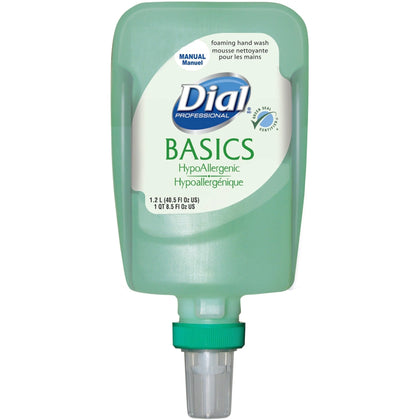 Dial FIT Basics Foam Hand Wash: Moisturizing Green Formula 1.27 Quart - Skin Care Dispensers & Refills