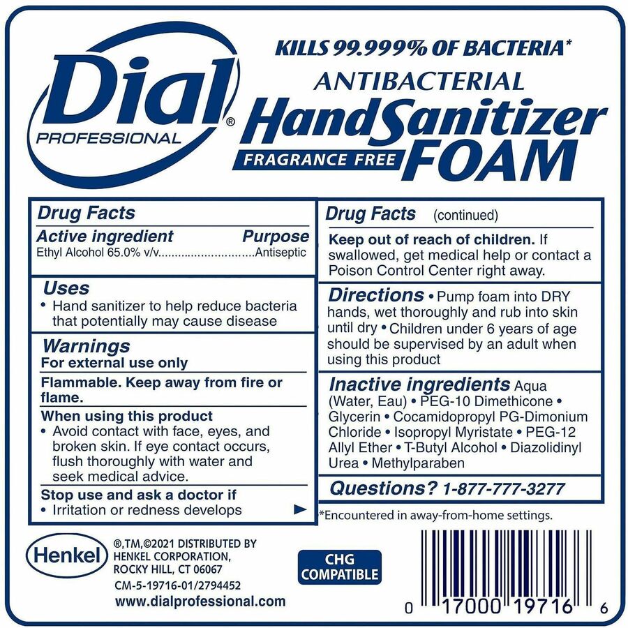 Dial Hand Sanitizer Foam Refill - Alternate-Image4