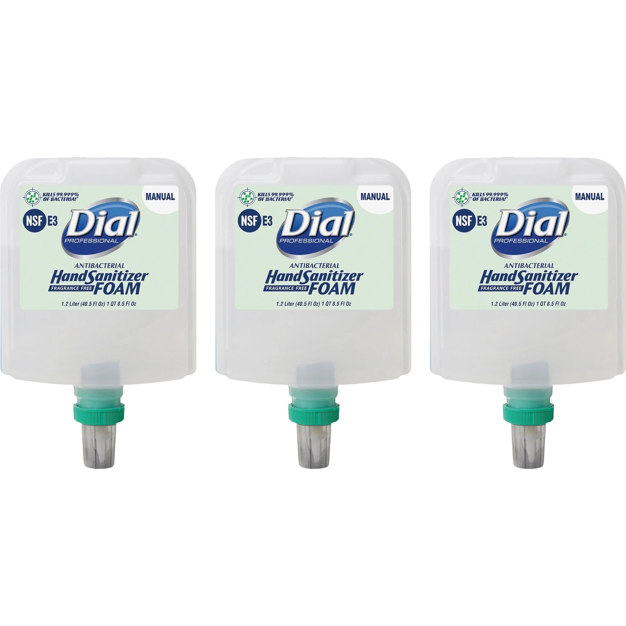 Dial Hand Sanitizer Foam Refill - Bacteria Remover - 1.27 Quart - Clear - Skin Care Dispensers & Refills