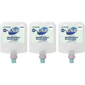 Dial Hand Sanitizer Gel Refill - Bacteria Remover for Healthcare & More - Skin Care Dispensers Refills