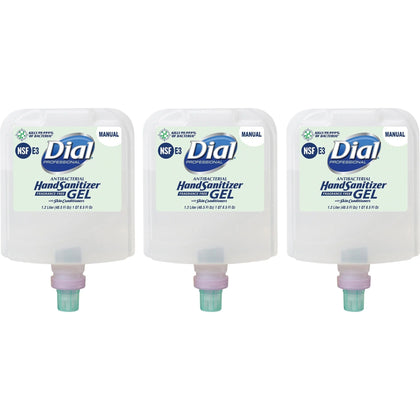 Dial Hand Sanitizer Gel Refill - Bacteria Remover for Healthcare & More - Skin Care Dispensers Refills
