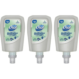 Dial Hand Sanitizer Gel Refill: Fragrance-free Bacteria Remover - 1.06 Quart - Touchless Dispenser - Healthcare School