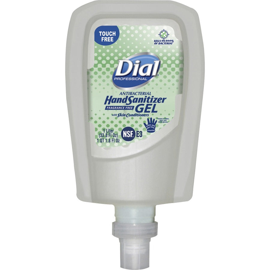 Dial Professional Hand Sanitizer Gel Refill - Front