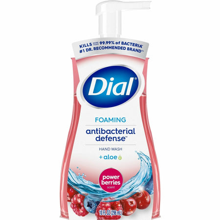 Dial Power Berries Foam Soap: Antibacterial Bacteria Remover - 10 fl oz - Hand Soaps/Cleaners